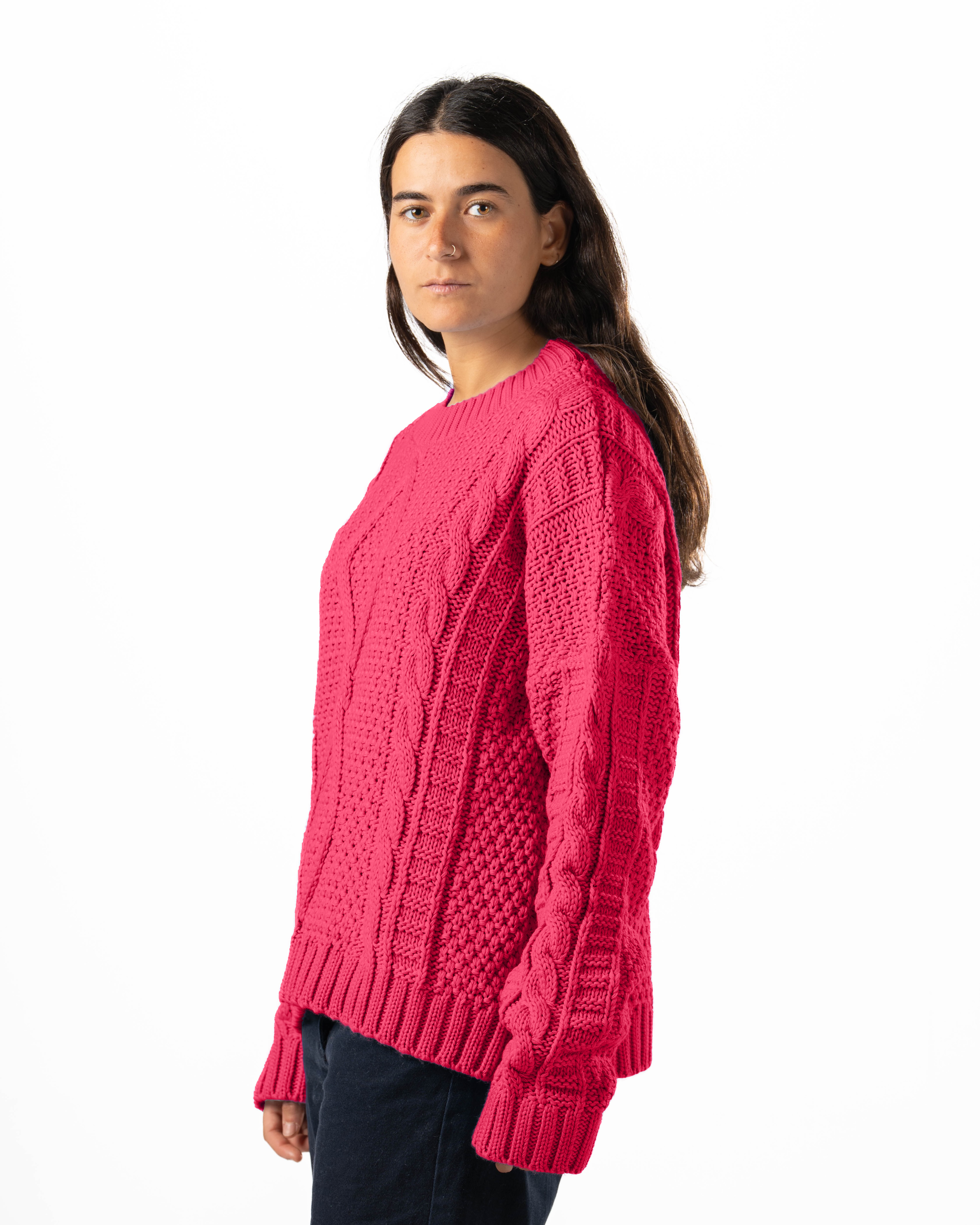 Hot Pink Knit Sweater