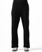 Unisex Black Wide Leg Sweatpants