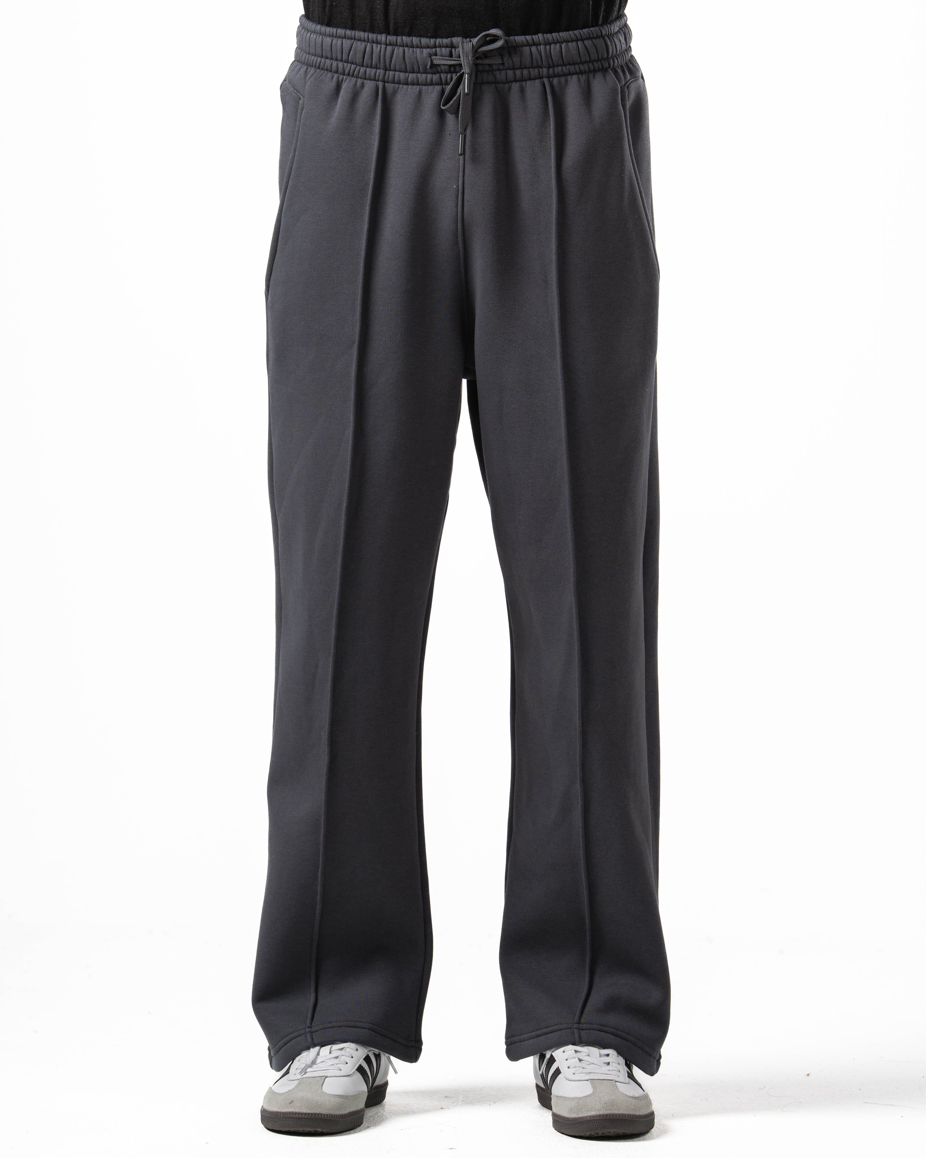 Unisex Dark Grey Wide Leg Sweatpants