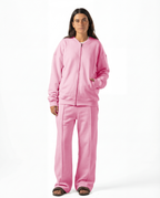 Unisex Rose Zip-Up Sweater Set