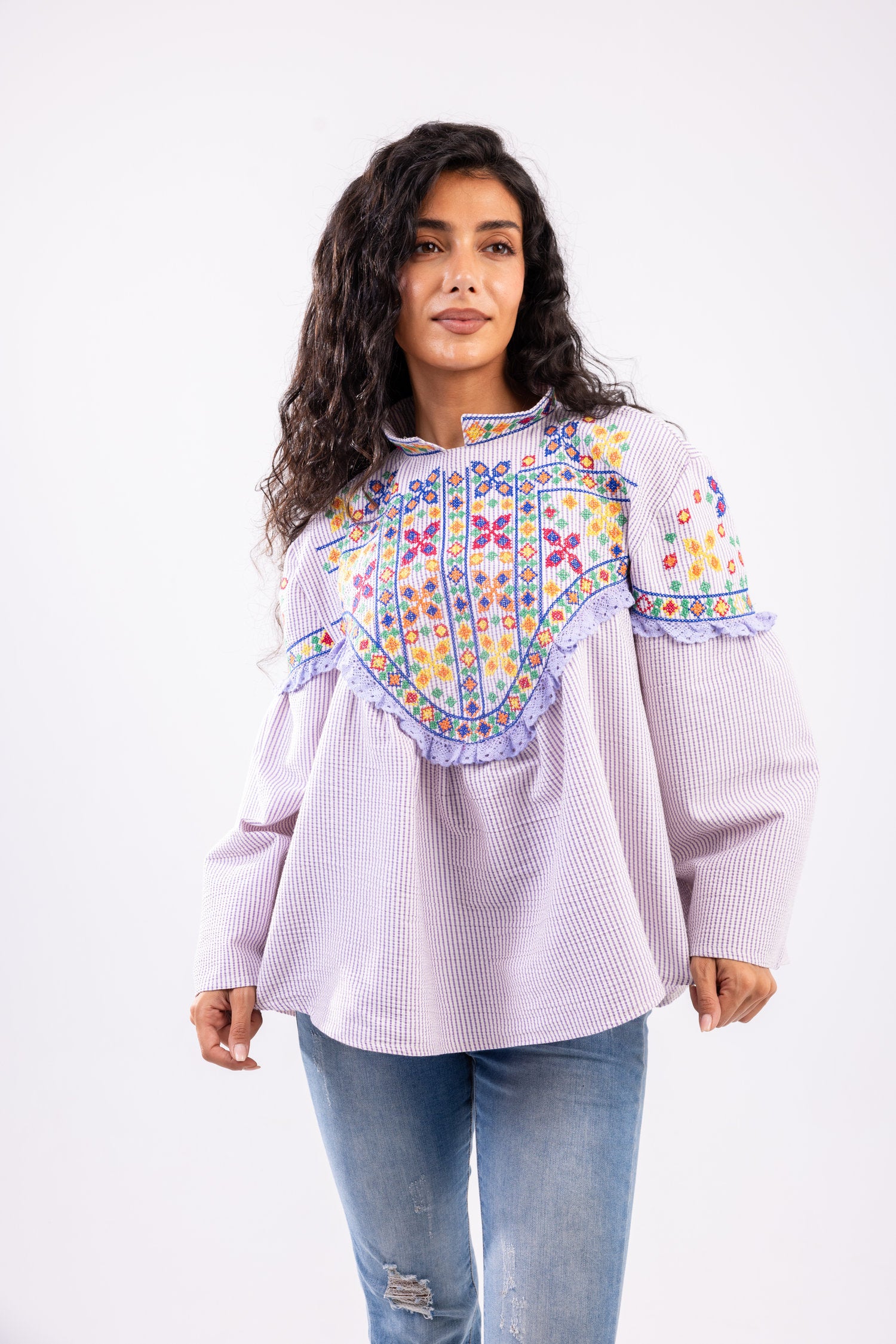 Heritage Stripe Blouse