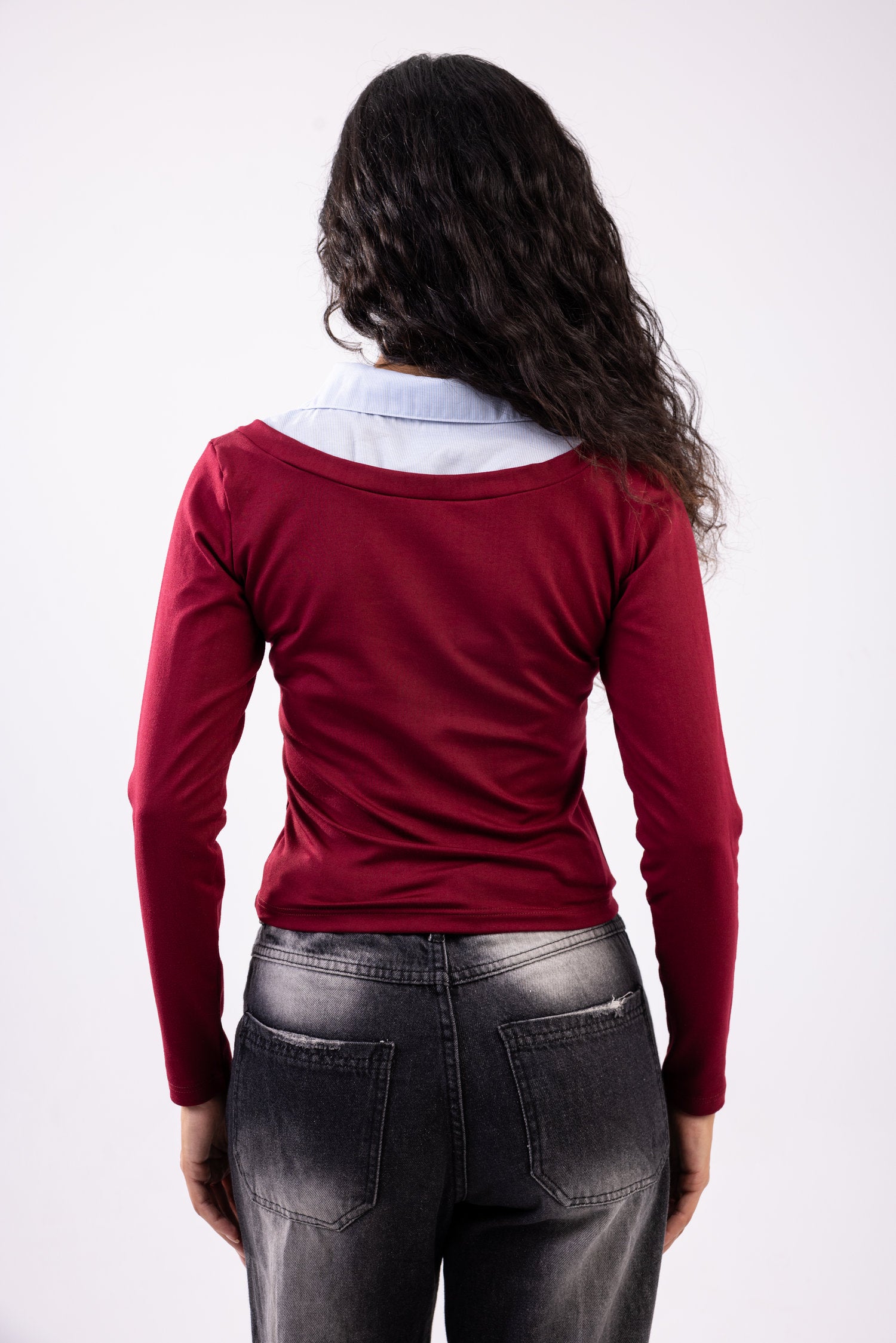 Layered Long Sleeve Top