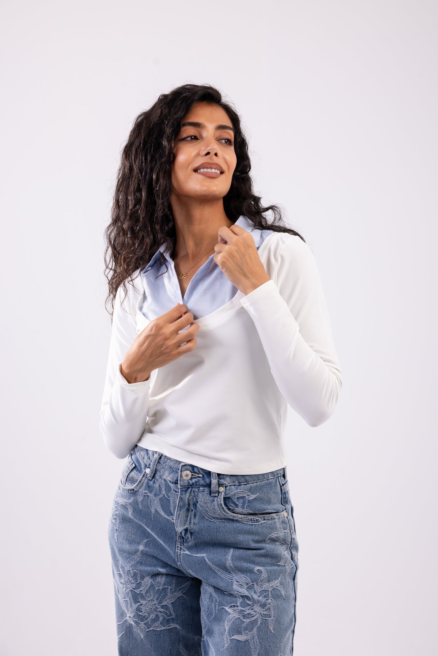 Layered Long Sleeve Top