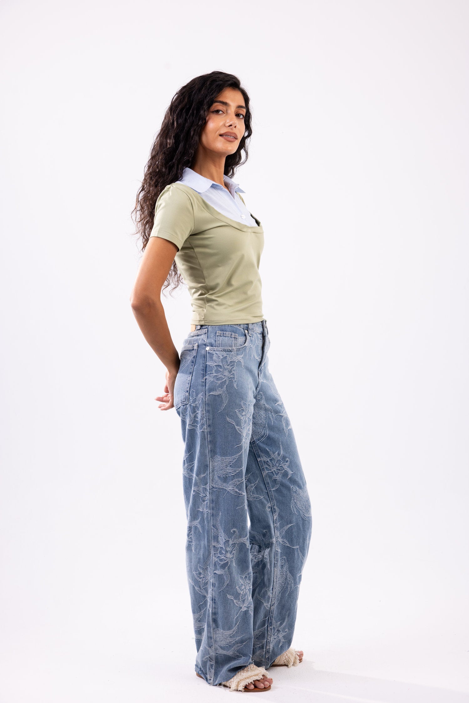 Layered Short Sleeve Top
