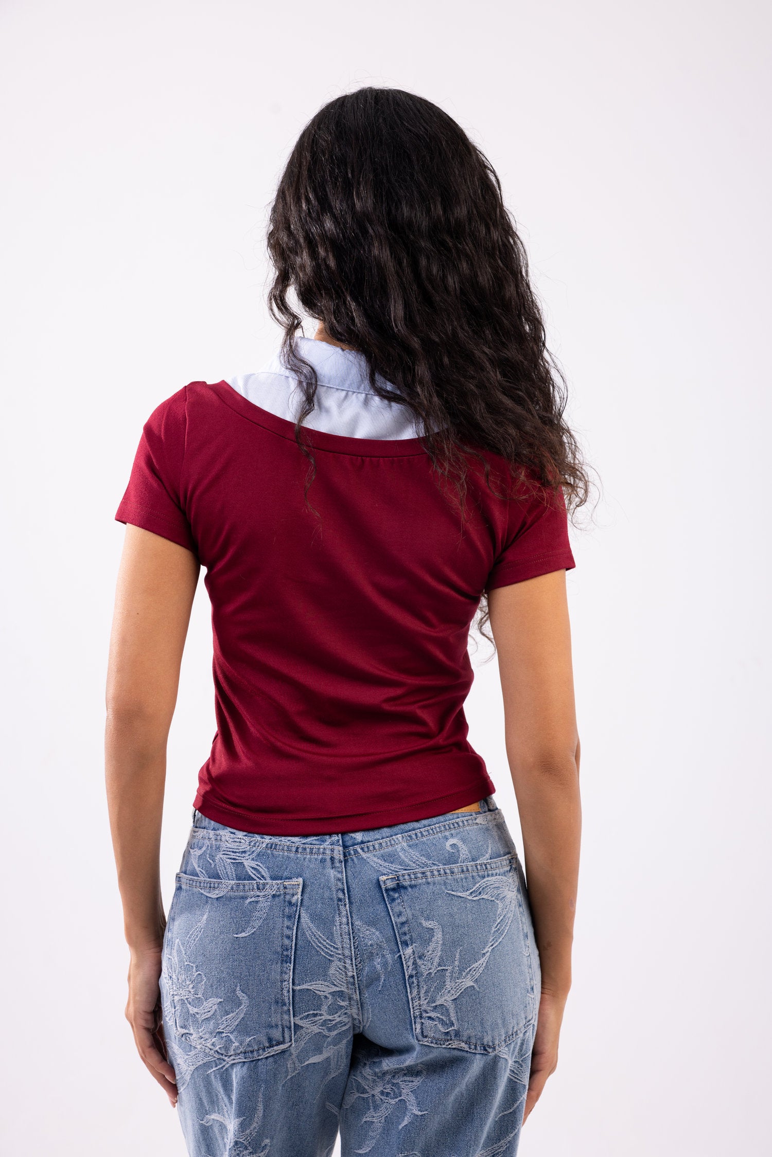 Layered Short Sleeve Top