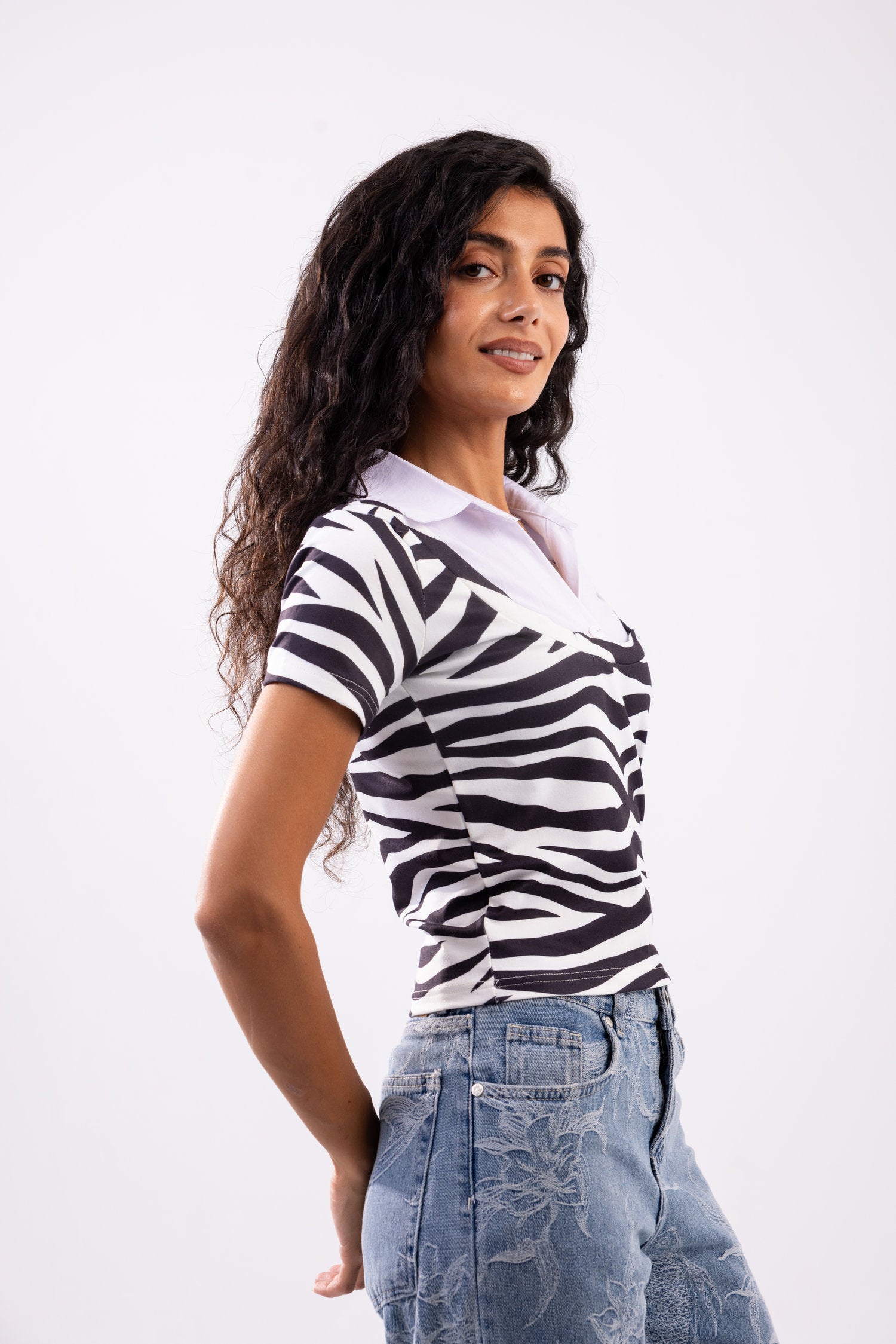 Layered Short Sleeve Top