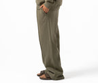 Unisex Olive Wide Leg Sweatpants