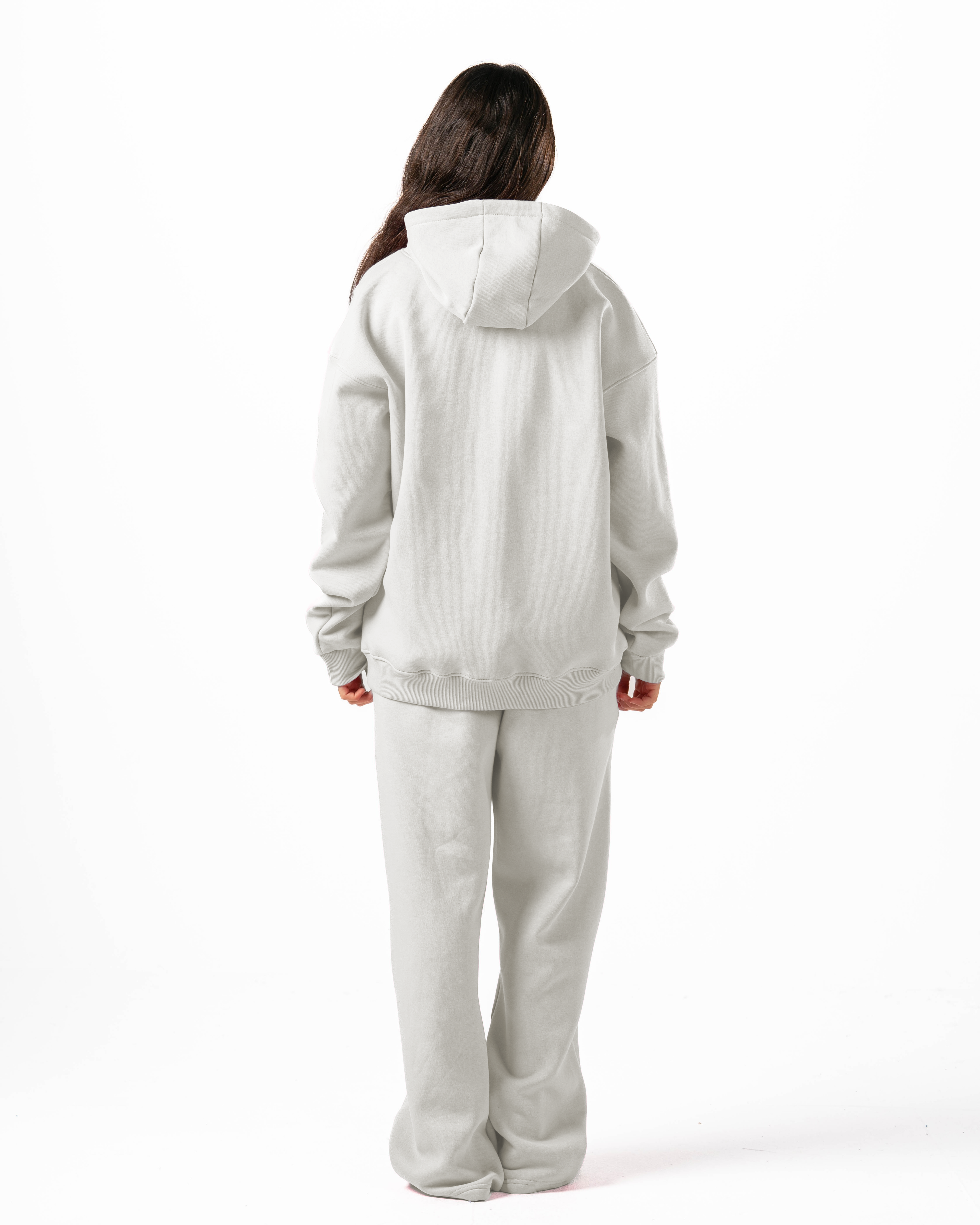 Unisex Silver Quarter-Zip Hoodie Set