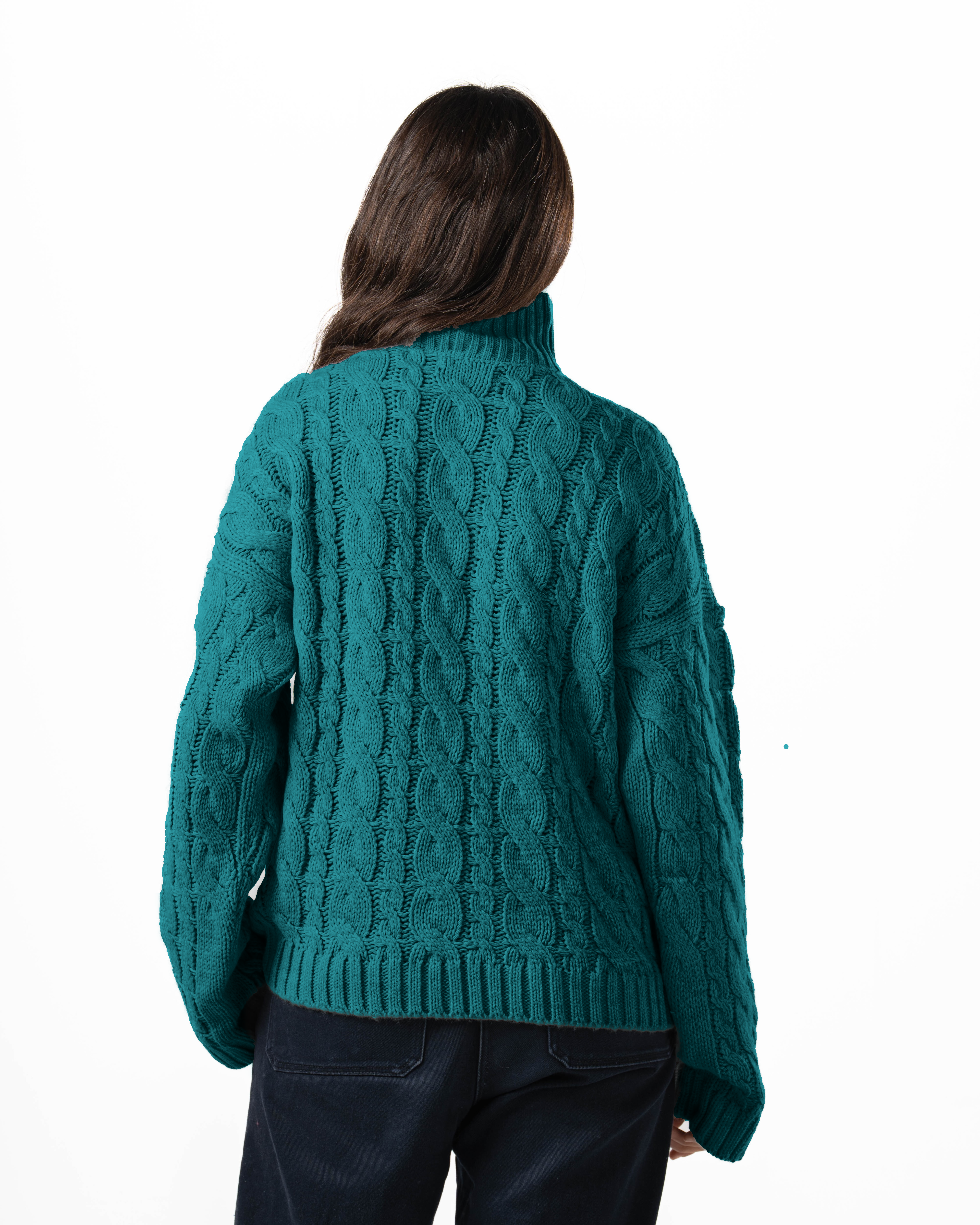 Quarter-Zip Knit Sweater