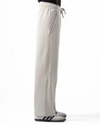 Unisex Silver Wide Leg Sweatpants