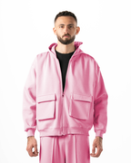 Unisex Rose Zip-Up Hoodie