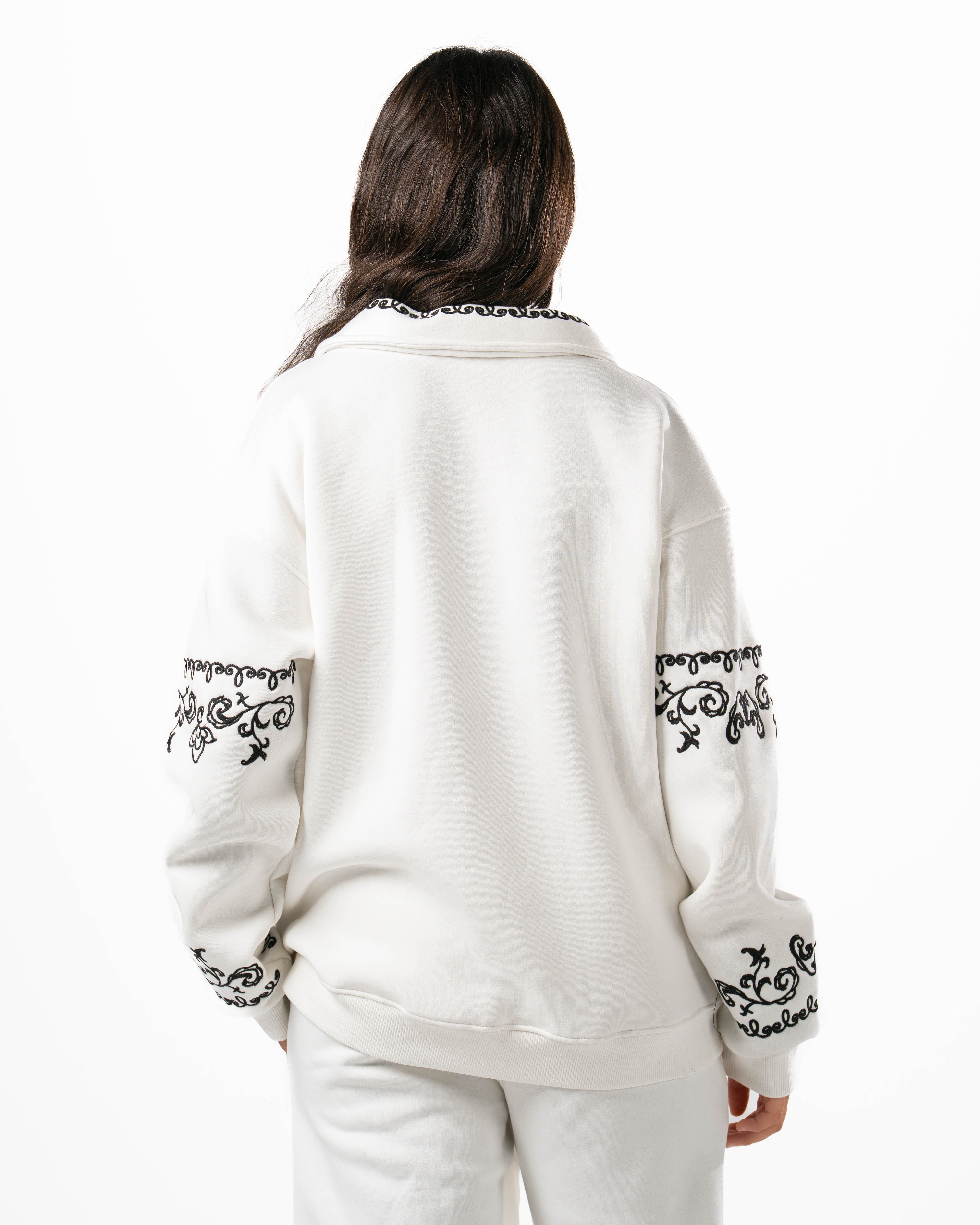White Embroidered Jacket