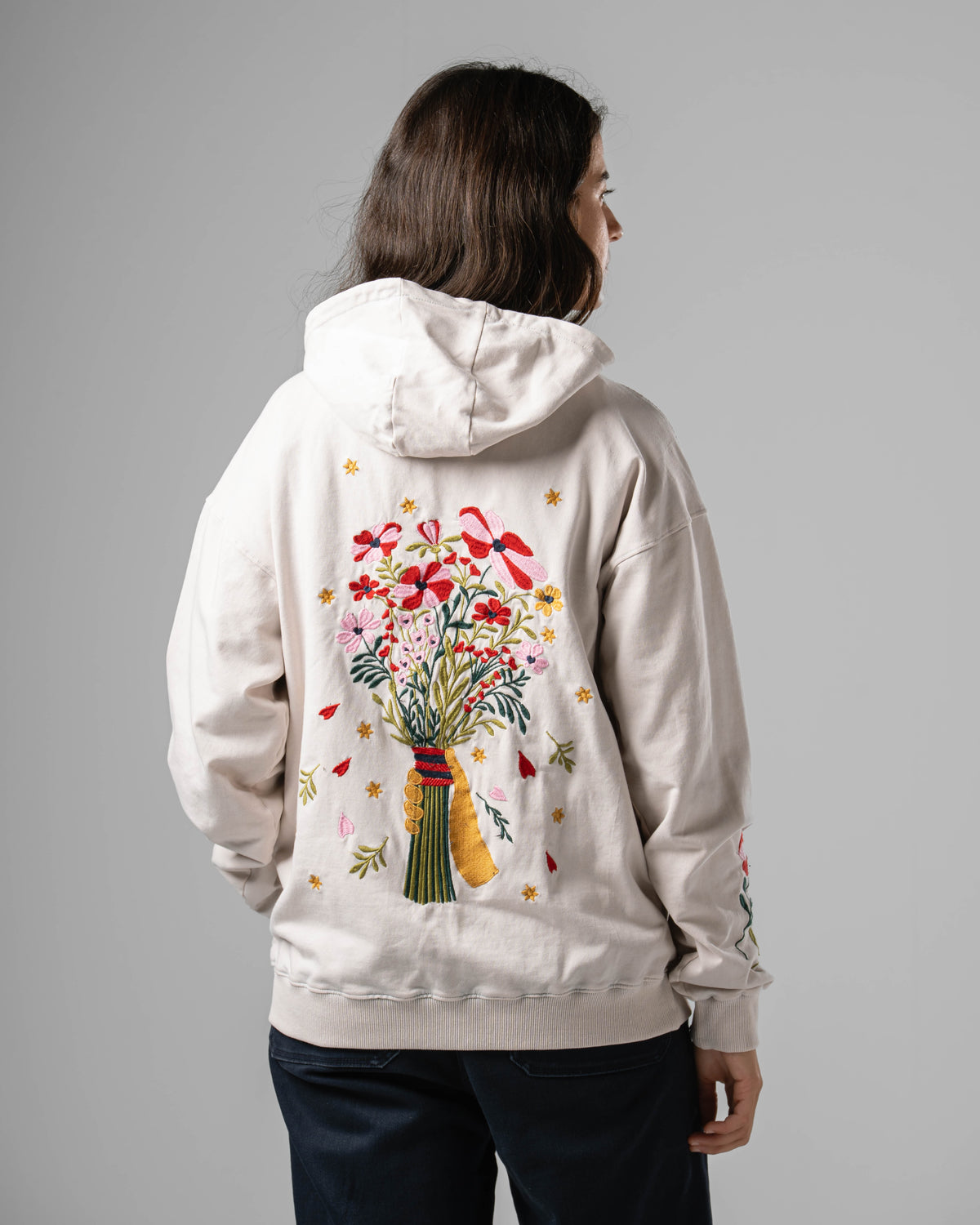 Eternal Flowers Quarter-Zip Hoodie