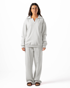 Unisex Silver Polo Sweater Set