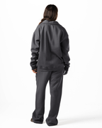 Unisex Dark Grey Polo Sweater Set