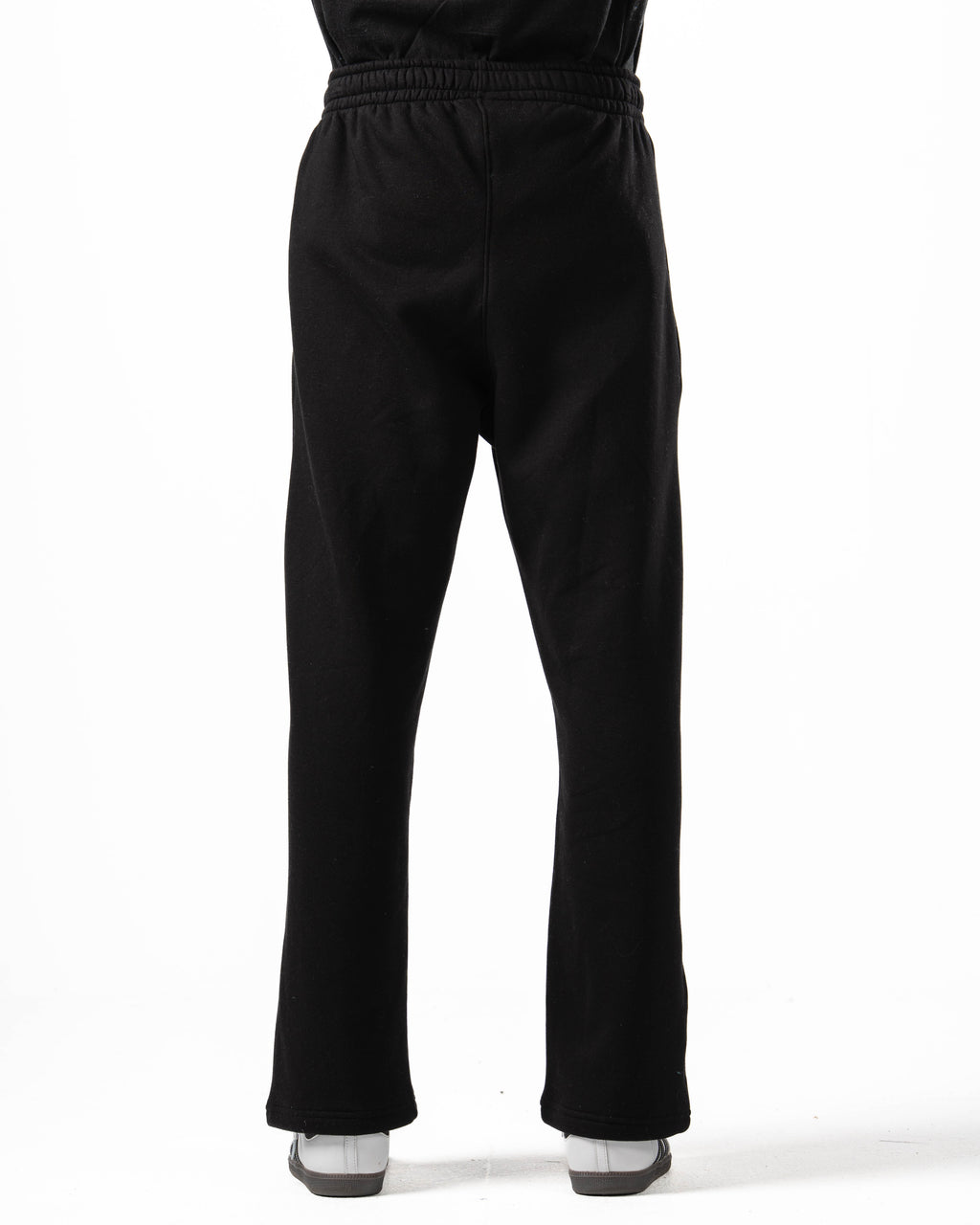 Unisex Black Wide Leg Sweatpants