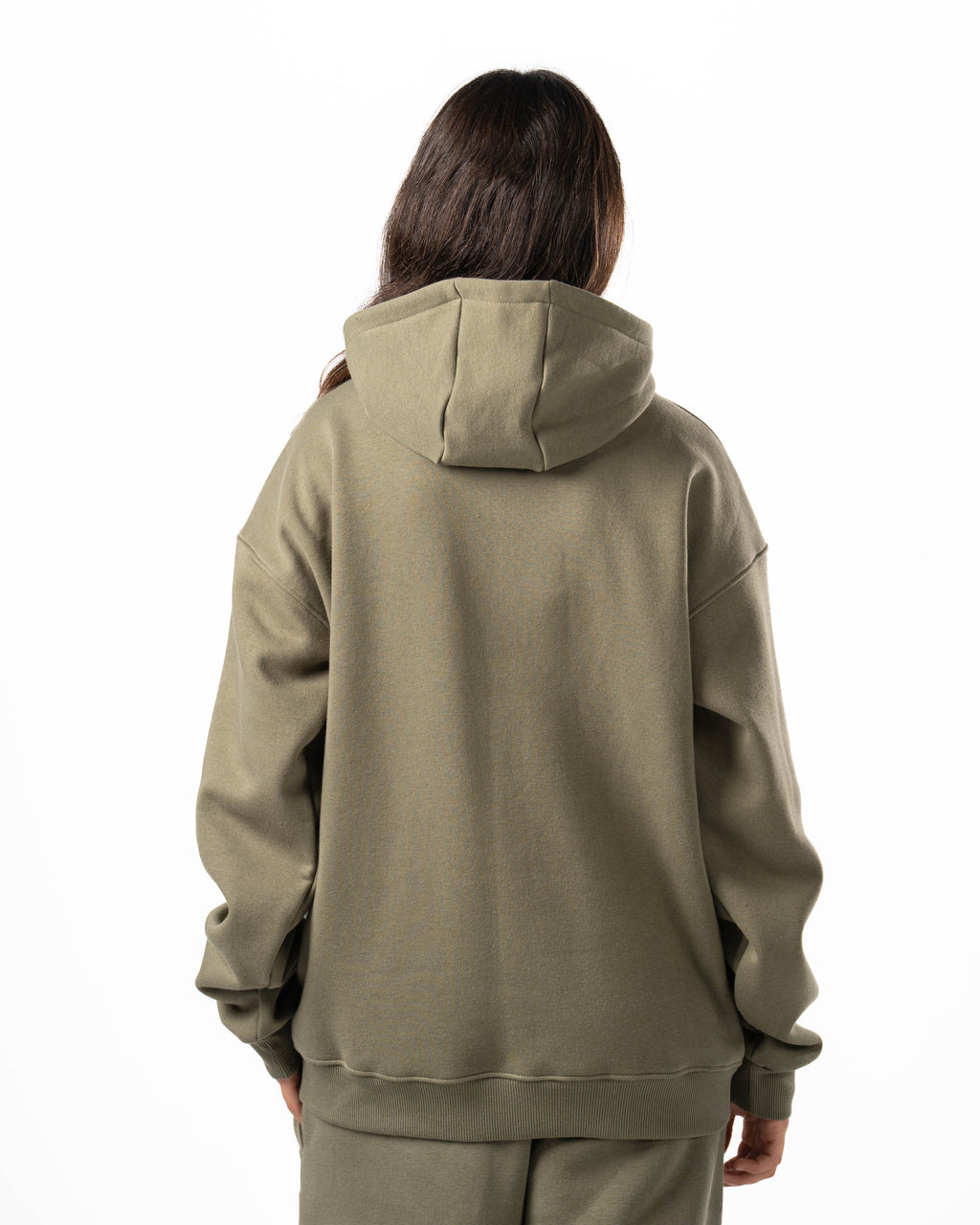 Unisex Olive Quarter-Zip Hoodie