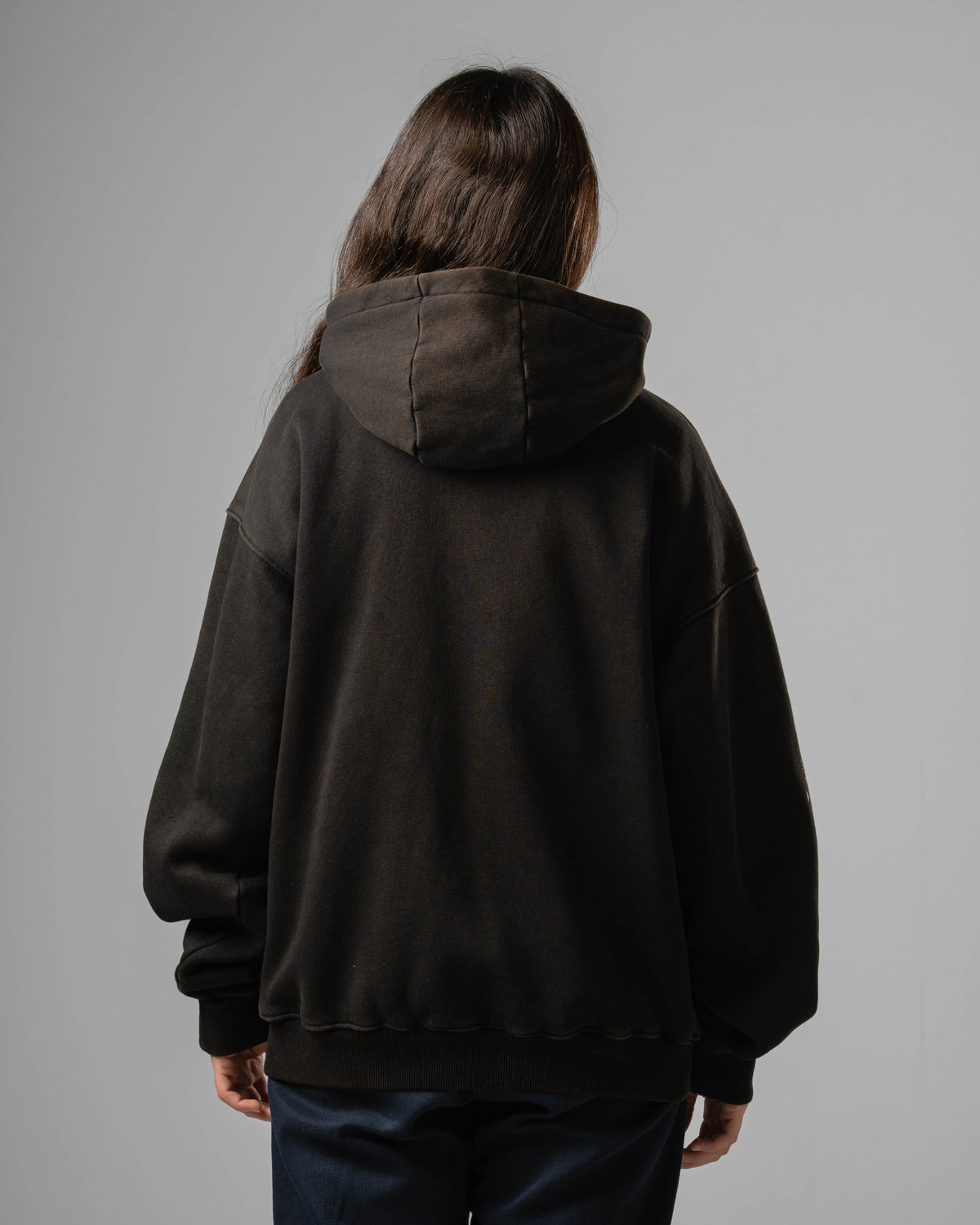 Unisex Washed Castle Zip Hoodie