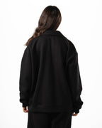 Unisex Black Polo Sweater