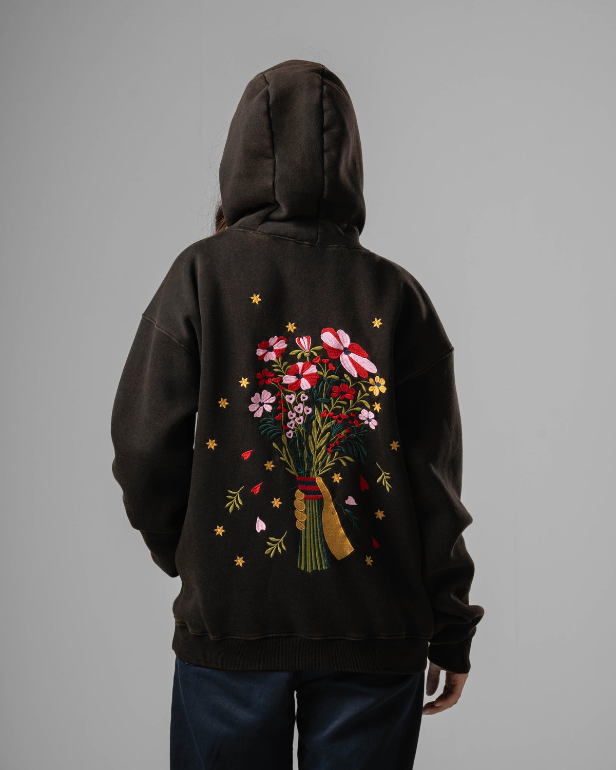 Eternal Flowers Quarter-Zip Hoodie