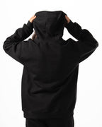 Unisex Black Zip-Up Hoodie