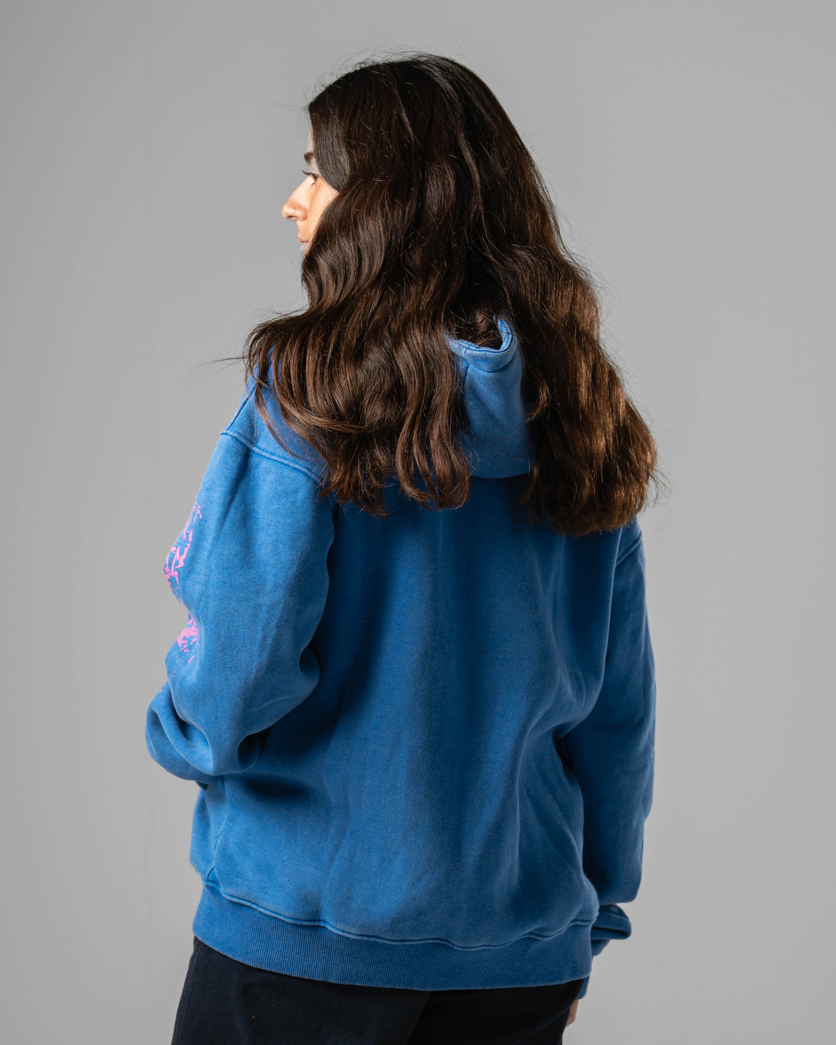 Unisex Washed Castle Zip Hoodie