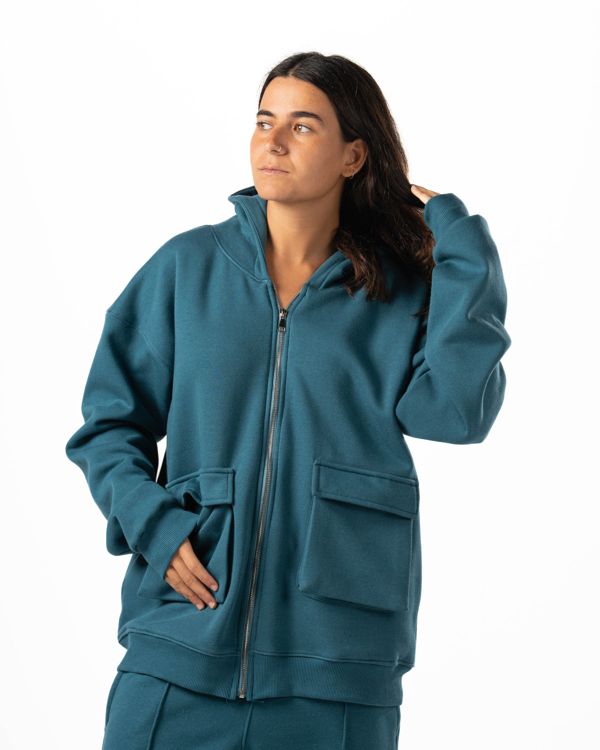 Unisex Flap Pocket Hoodie