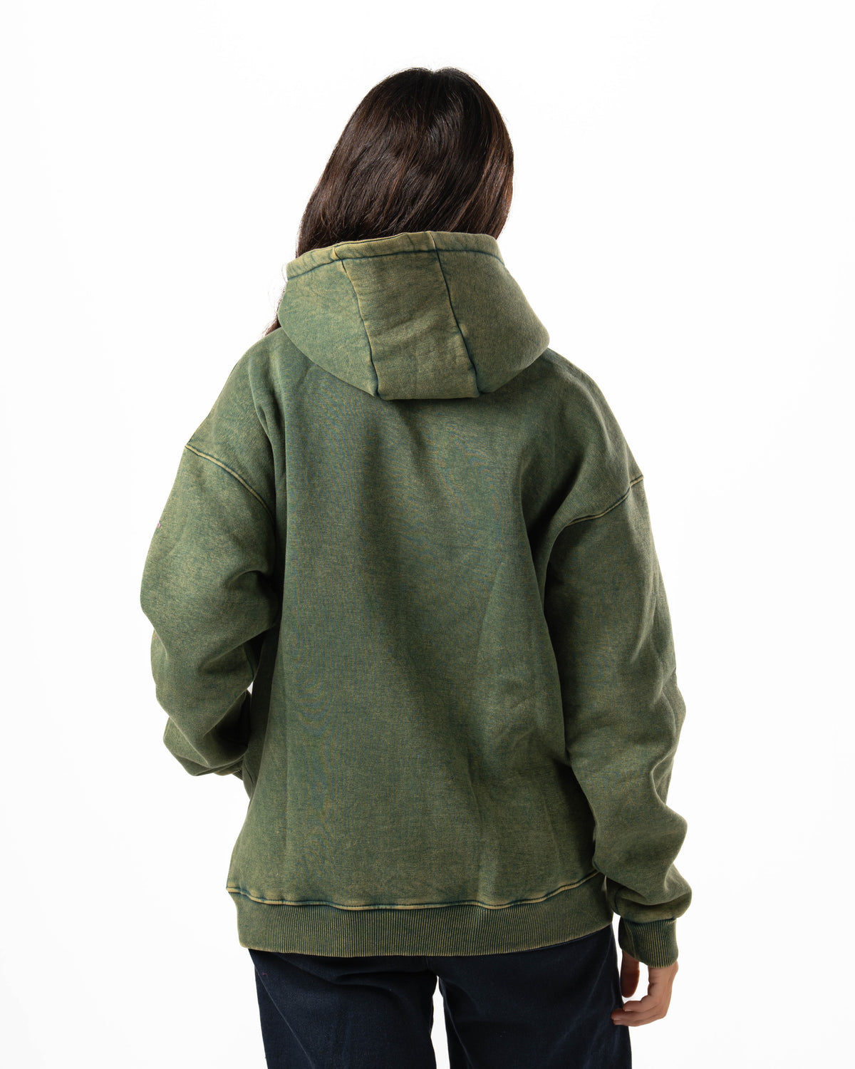 Unisex Washed Castle Zip Hoodie