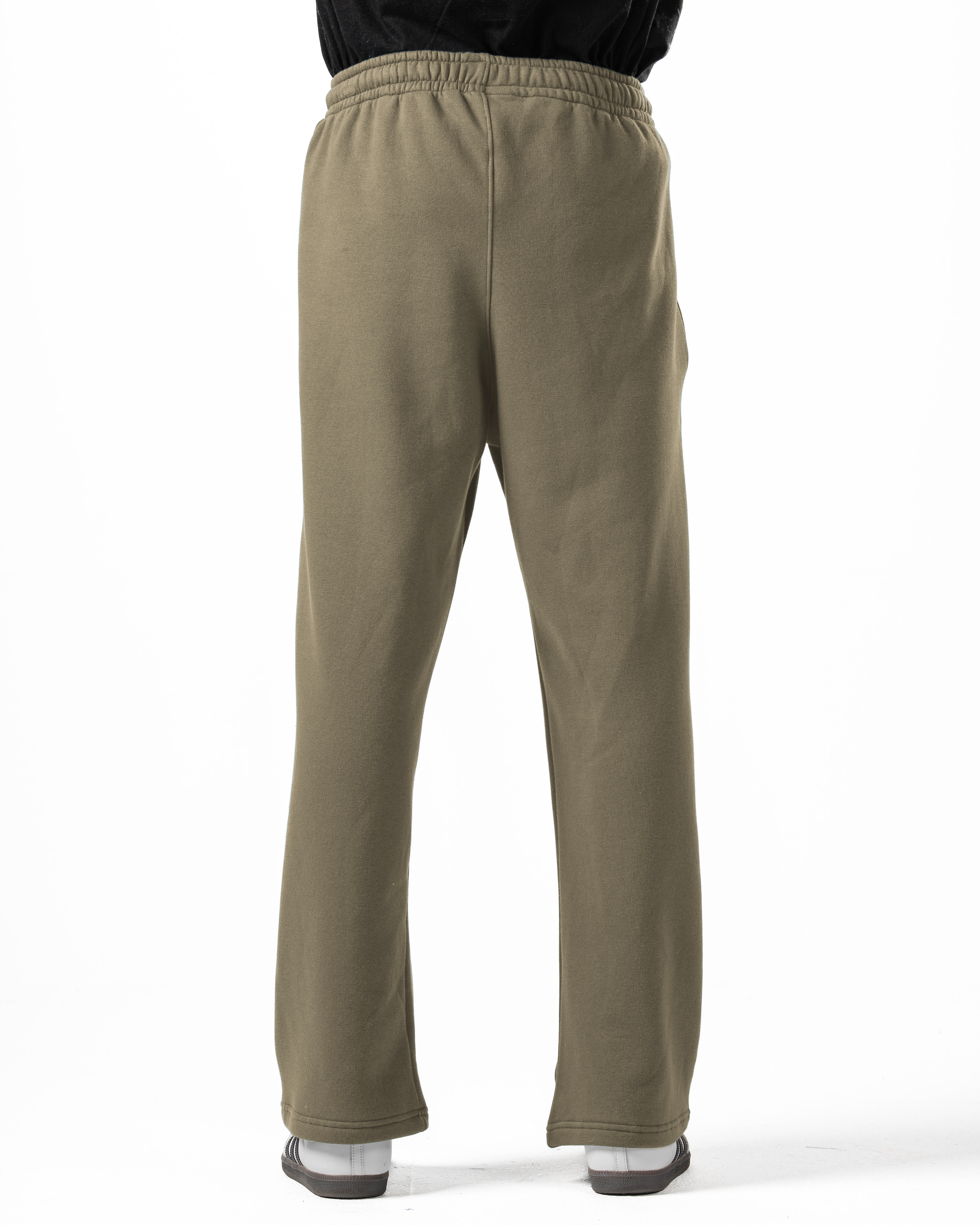 Unisex Olive Wide Leg Sweatpants