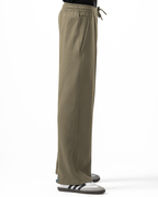 Unisex Olive Wide Leg Sweatpants