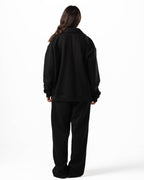 Unisex Black Polo Sweater Set