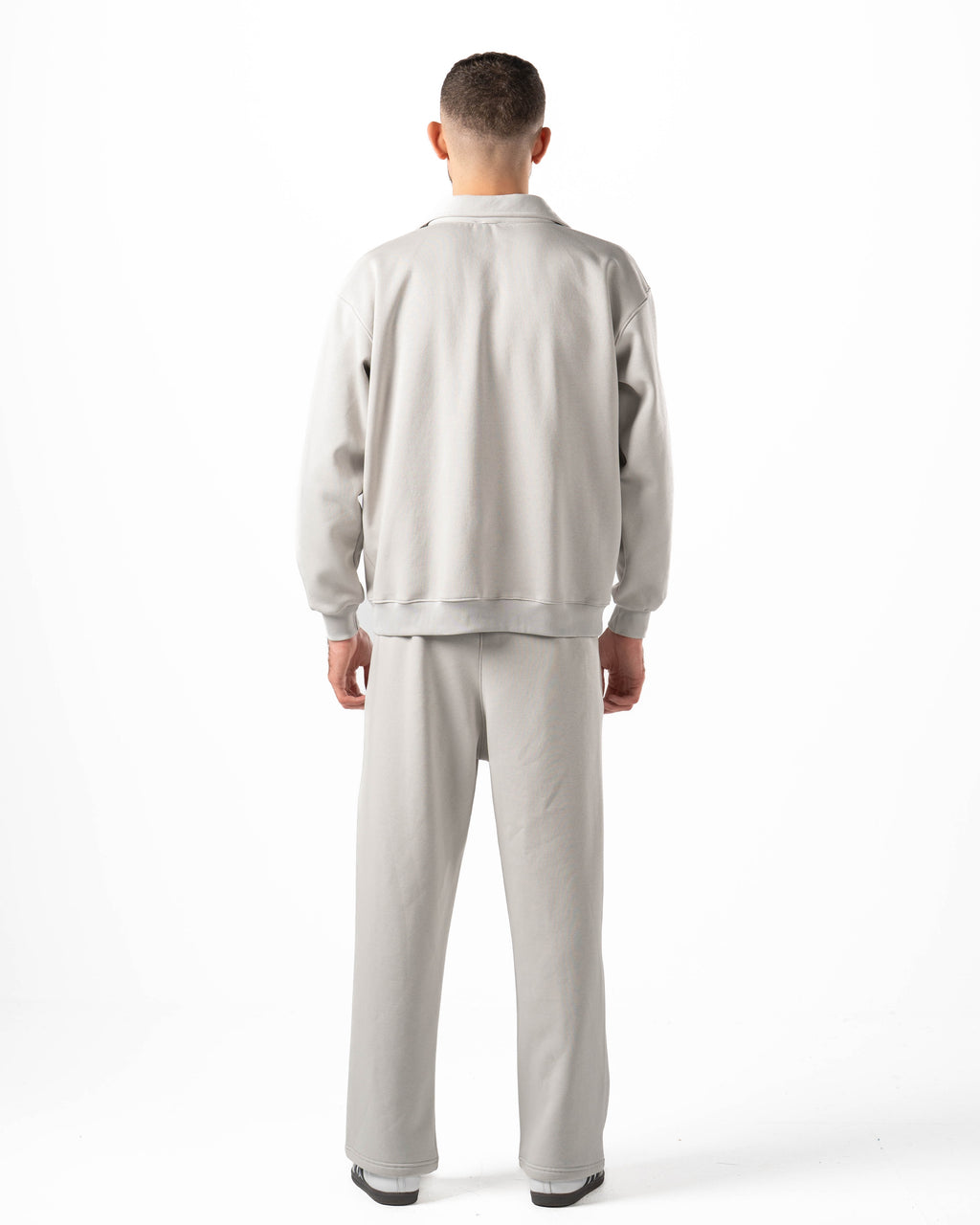 Unisex Silver Polo Sweater Set