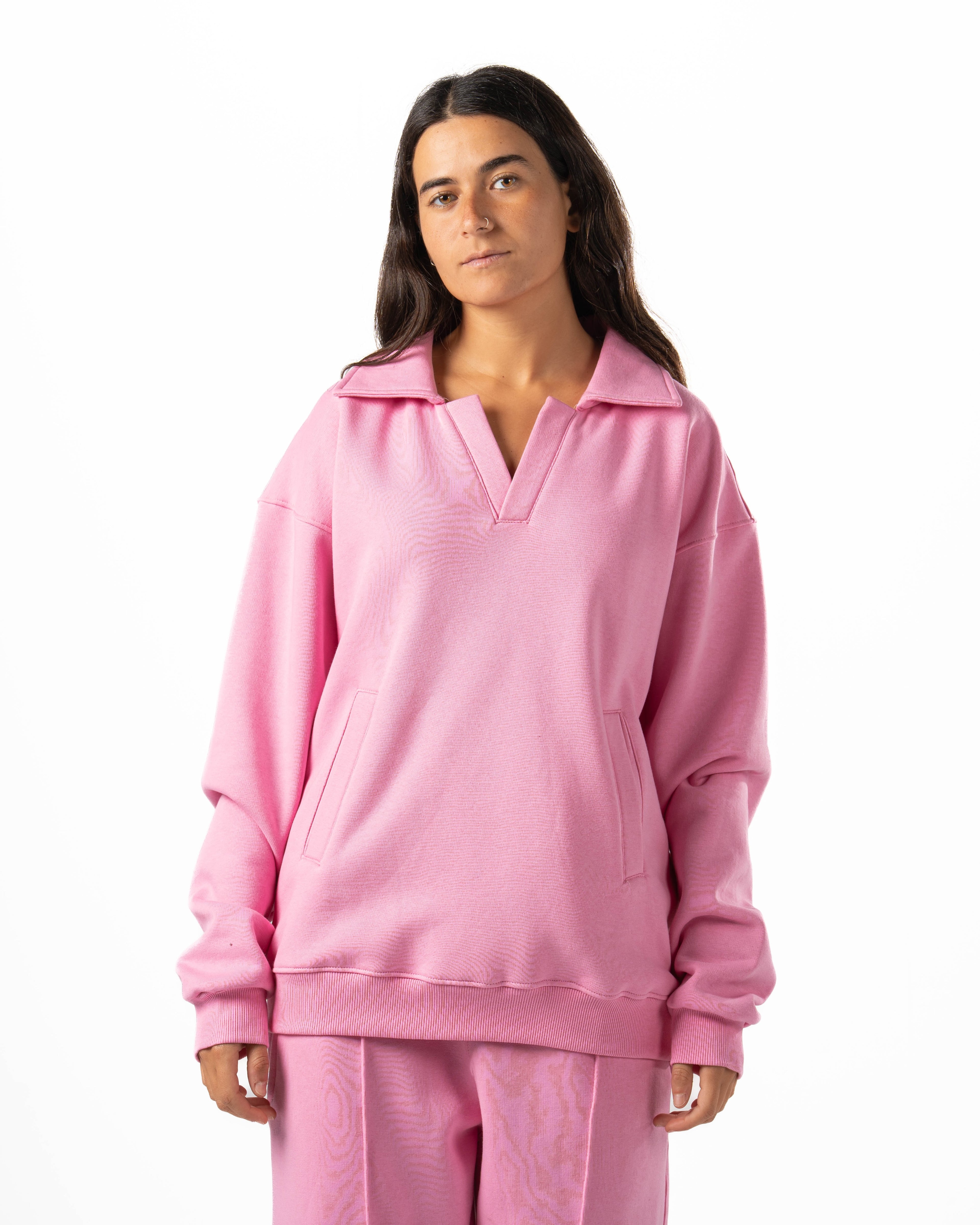 Unisex Rose Polo Sweater