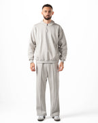 Unisex Silver Quarter-Zip Hoodie Set