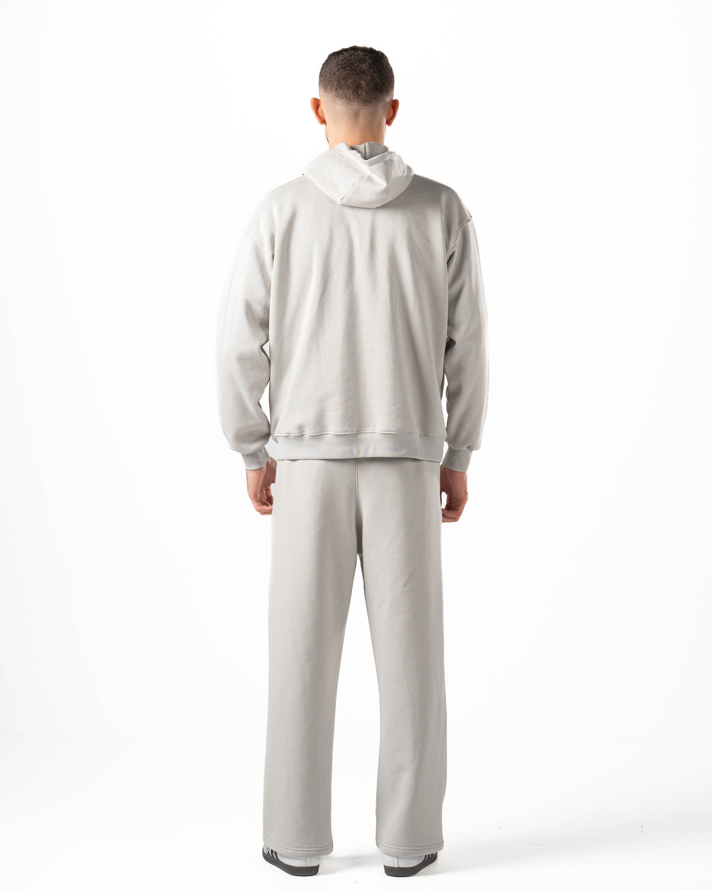 Unisex Silver Quarter-Zip Hoodie Set