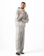 Unisex Silver Quarter-Zip Hoodie Set