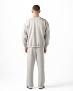 Unisex Silver Zip-Up Sweater Set