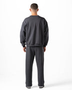 Unisex Dark Grey Zip-Up Sweater Set