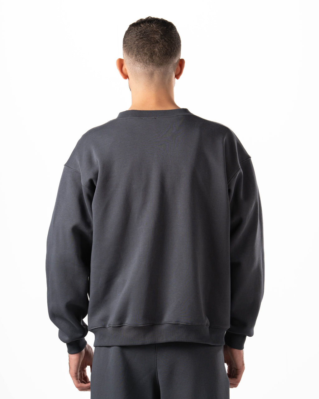 Unisex Dark Grey Zip-Up Sweater