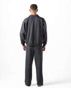 Unisex Dark Grey Polo Sweater Set