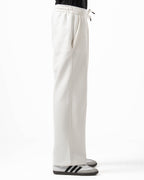 Unisex White Wide Leg Sweatpants