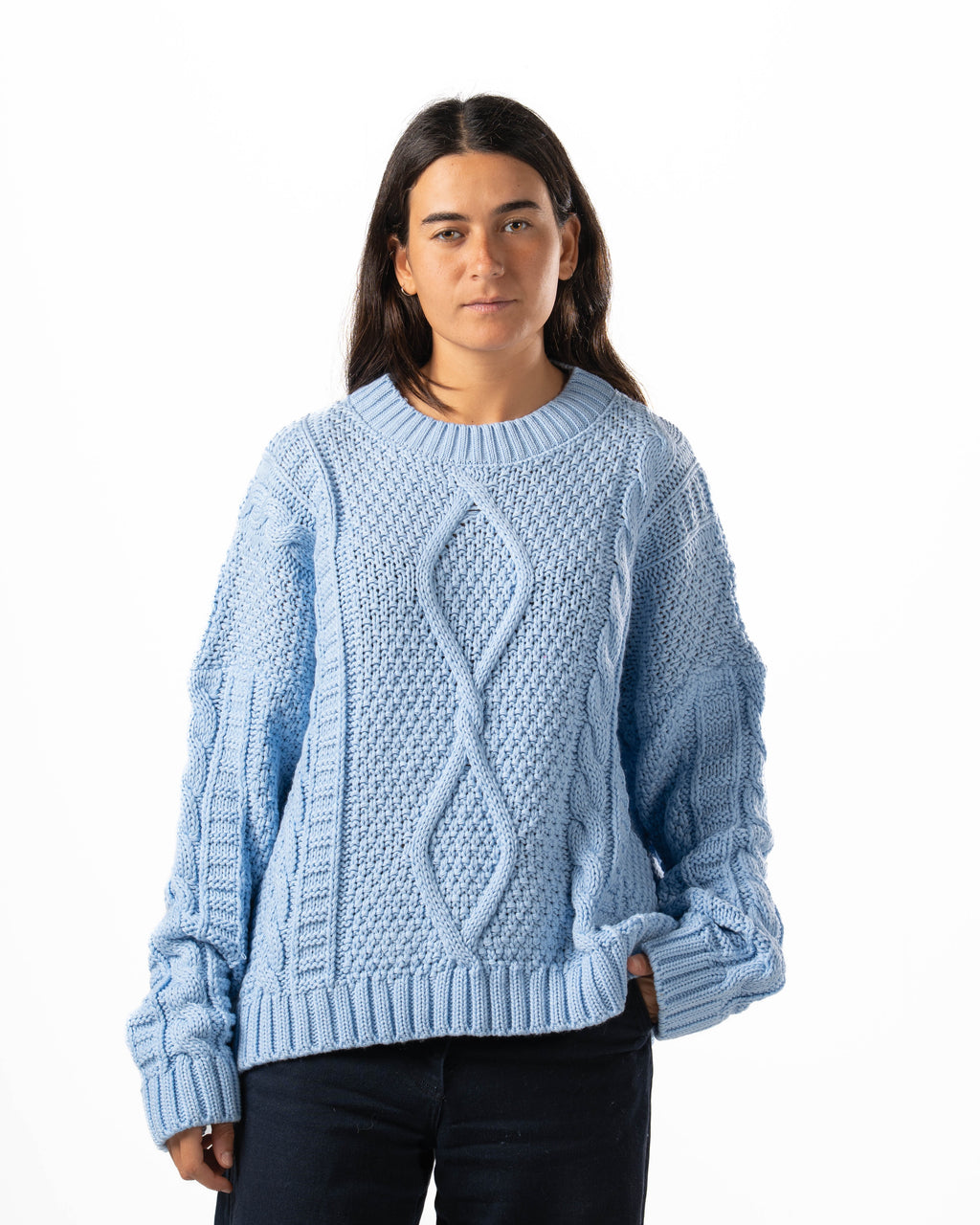Baby Blue Knit Sweater