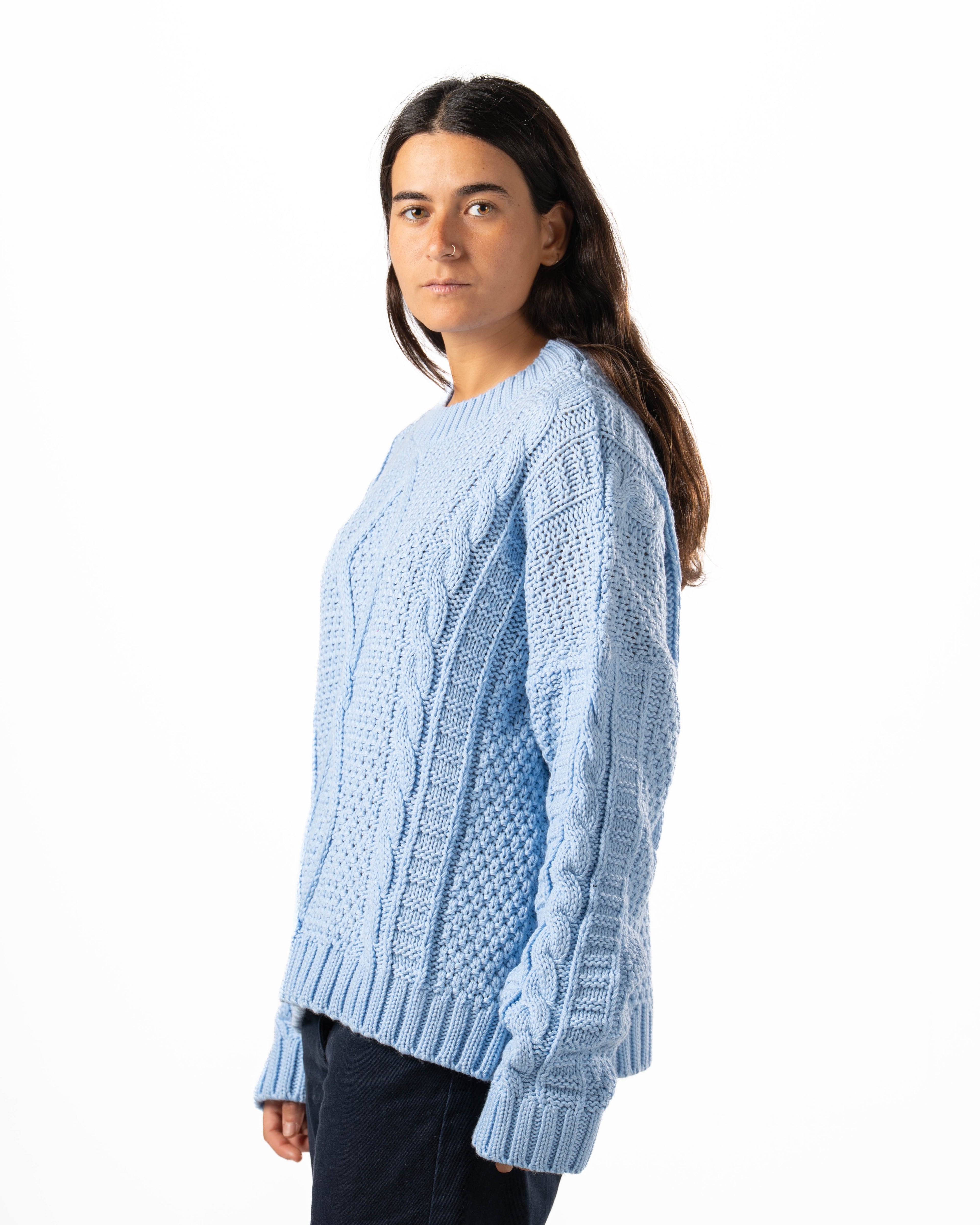 Baby Blue Knit Sweater