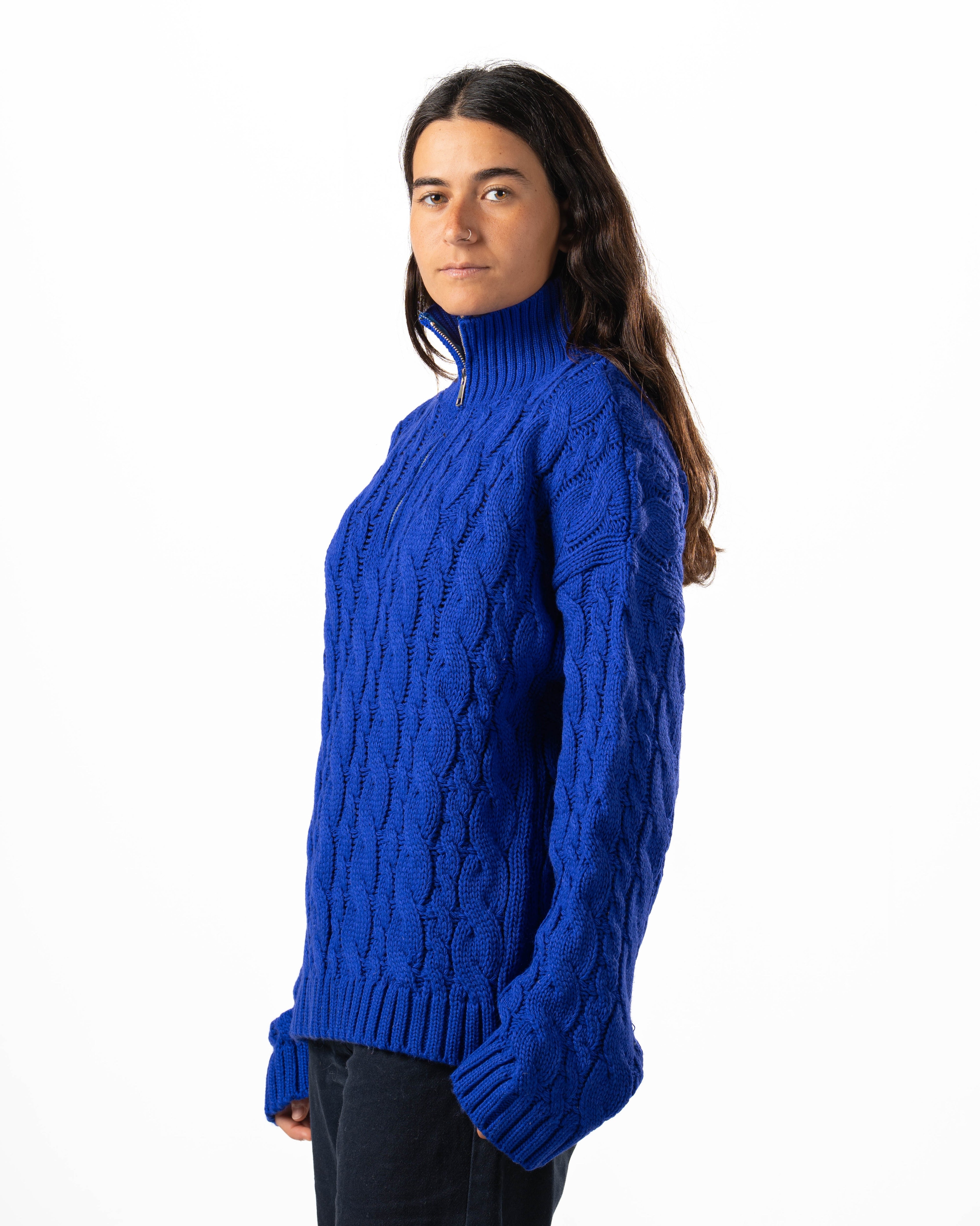 Quarter-Zip Knit Sweater