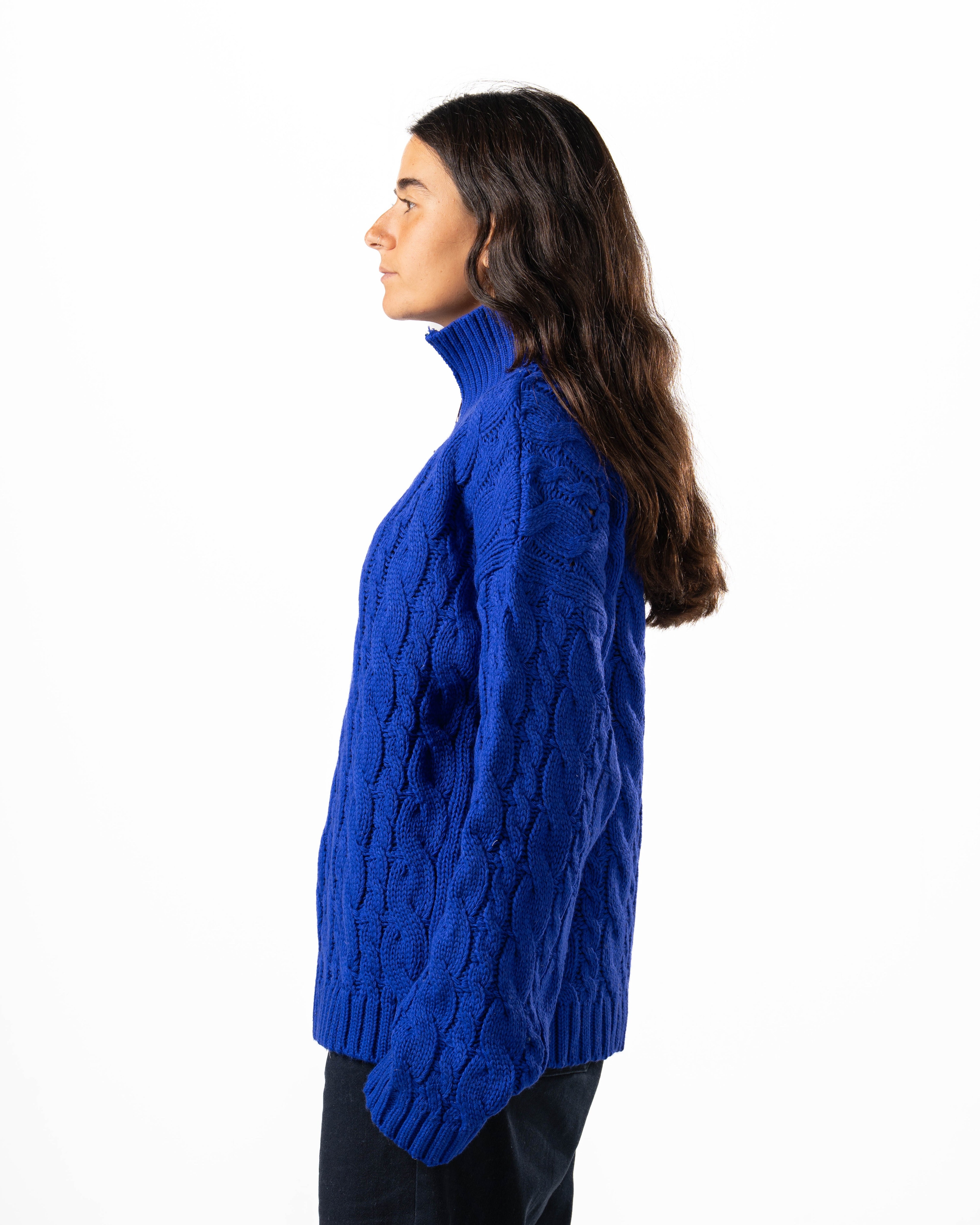 Quarter-Zip Knit Sweater