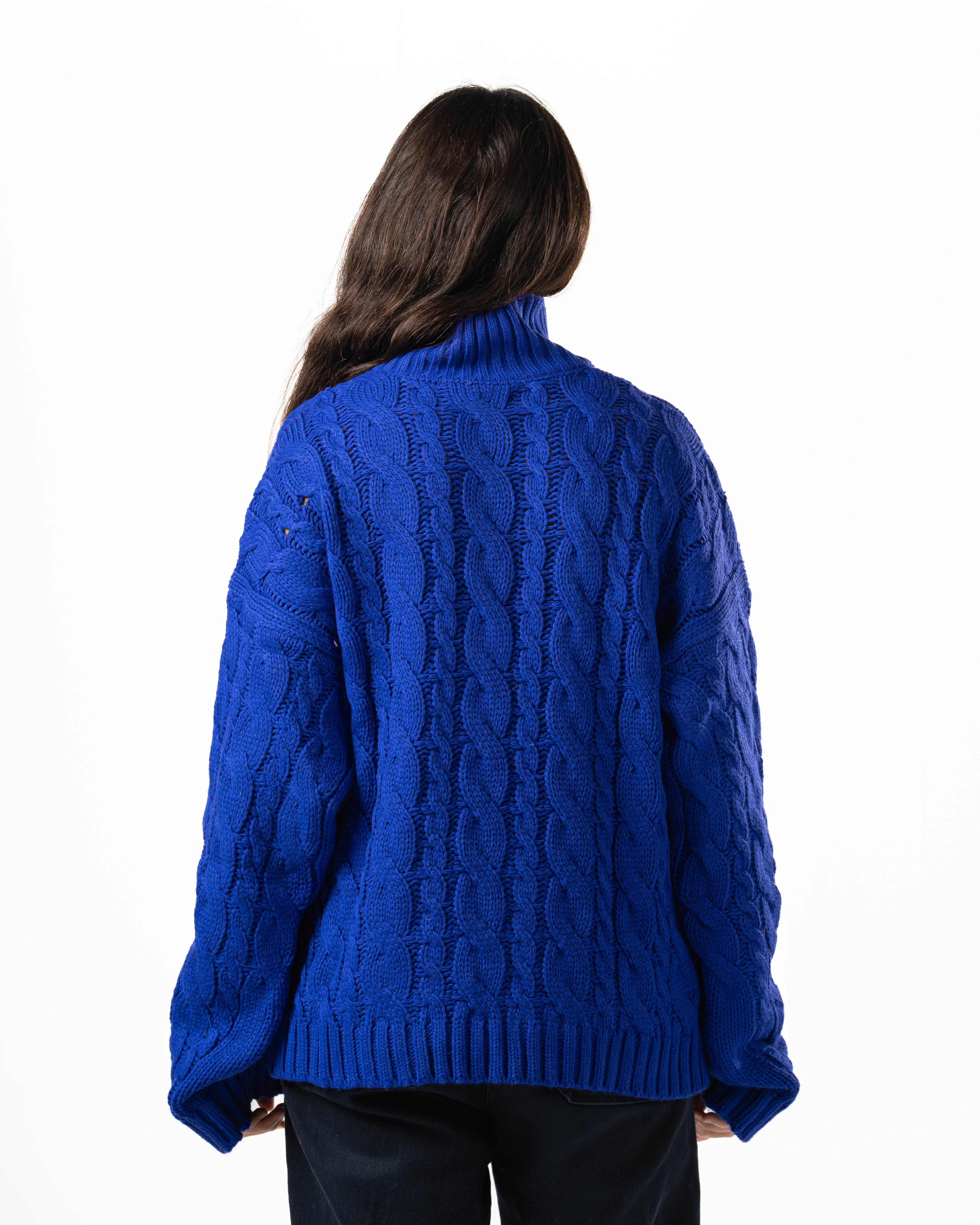 Quarter-Zip Knit Sweater