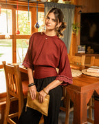 Round Neck Blouse