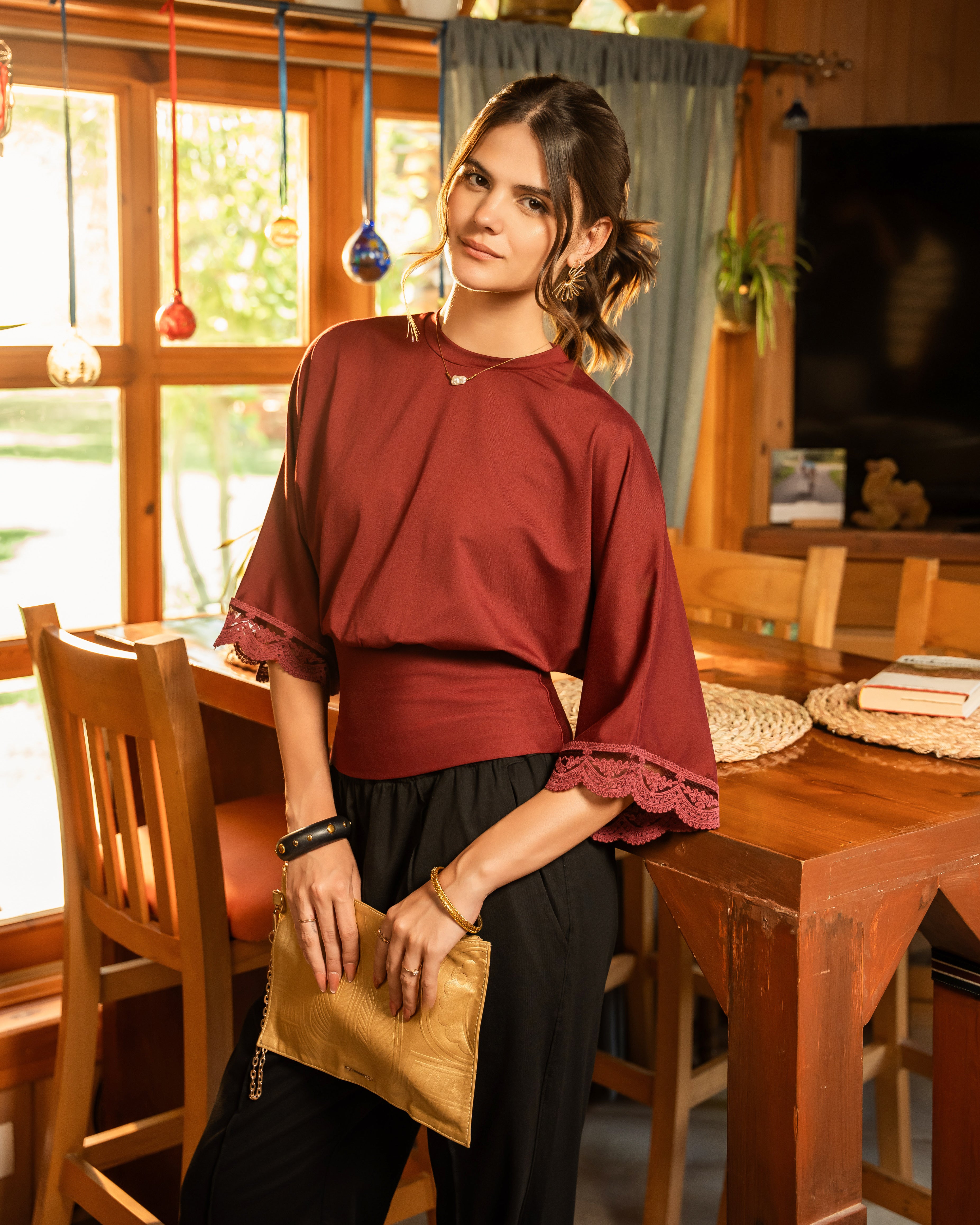 Round Neck Blouse