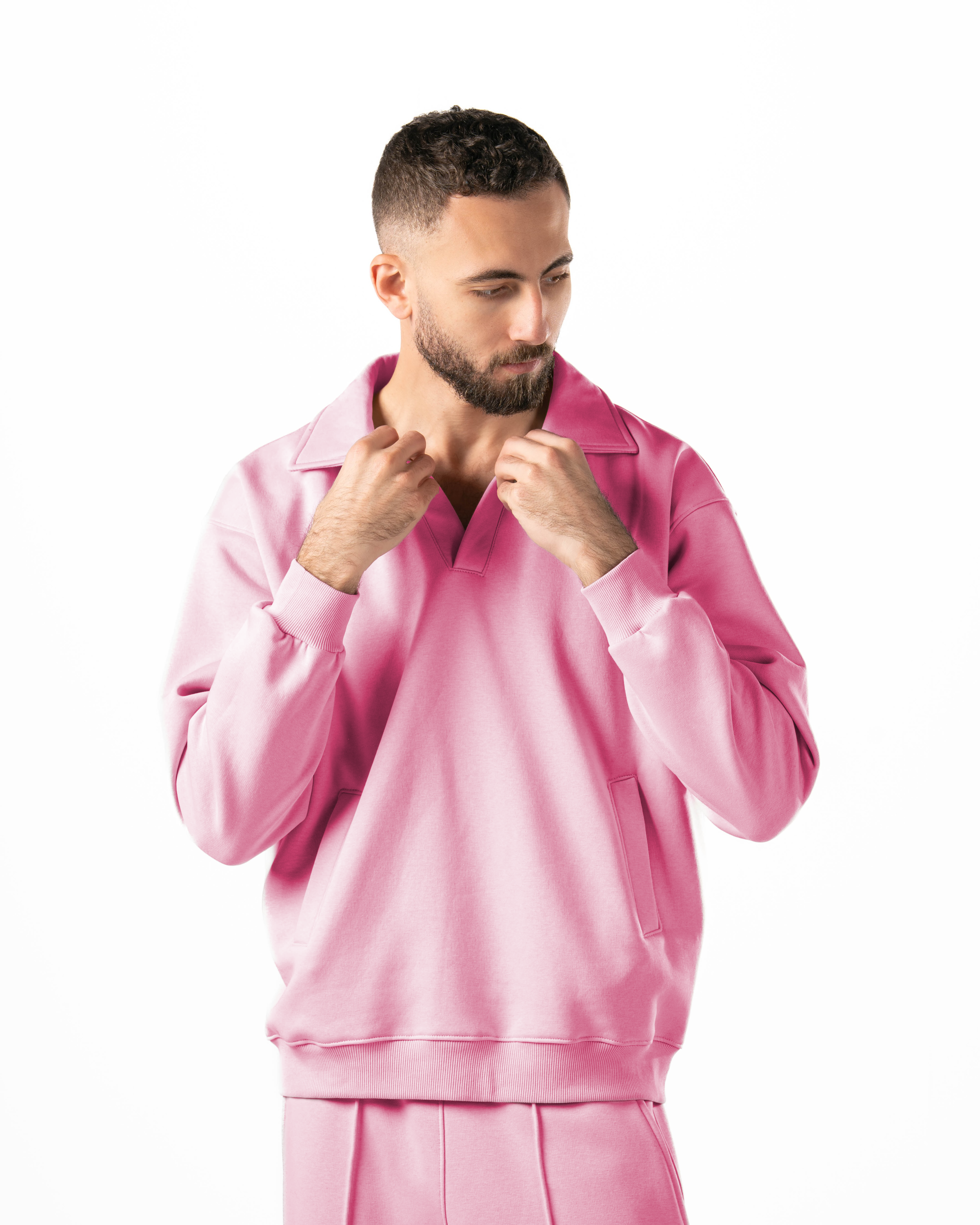 Unisex Rose Polo Sweater