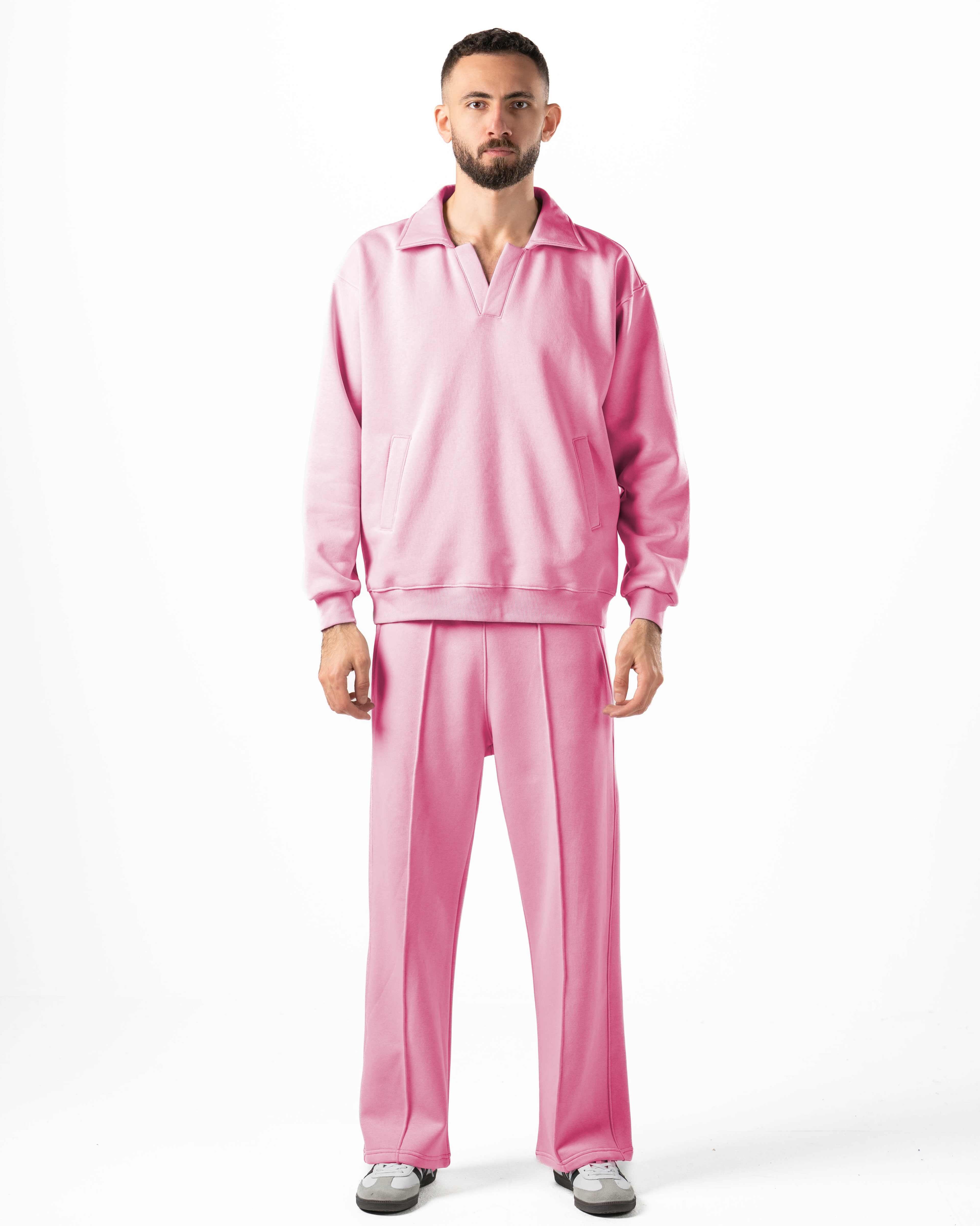 Unisex Rose Polo Sweater Set